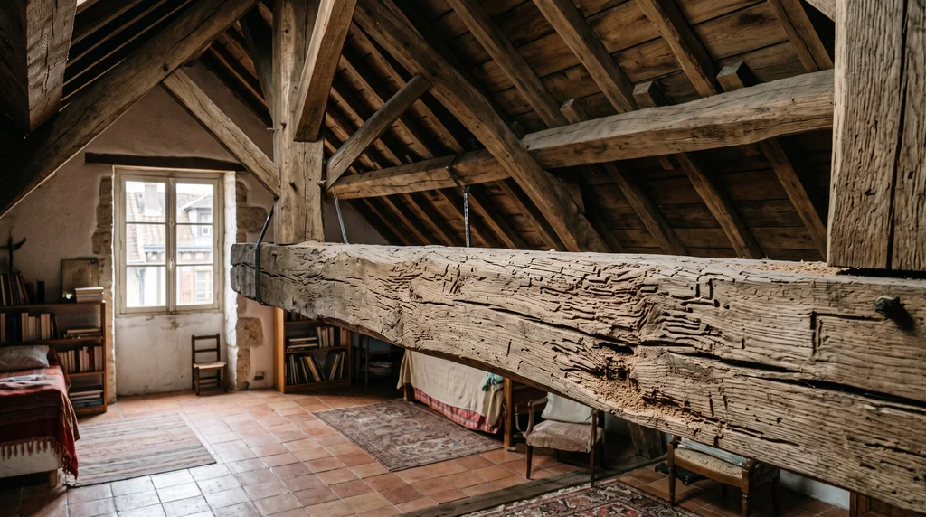 Bois de structure et charpente — sondage des bois — Termites à Brest